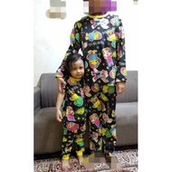 Pyjamas Sedondon Kids & Mommies | Baju Tidur Sedondon Anak & Ibu Mak | Cotton