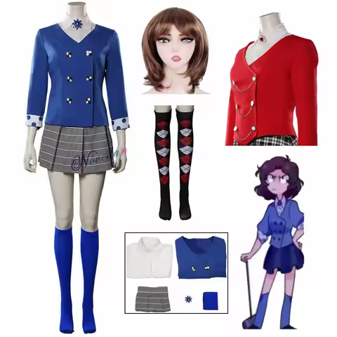 Heathers The Musical-Veronica Sawyer Cosplay JD Heather Chandler JK High School Uniform Skirt Outfit