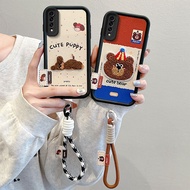 samsung a50 case samsung a50s a30s case Embroidered leather pattern phone case