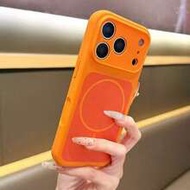 Luxury Contrast Color Liquid Silicone Magnetic Wireless Charging Phone Case For IPhone 17ProMax 17Pr