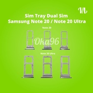 Simtray Sim Tray Samsung Note 20 Note 20 Ultra Dual Dim | Sim Card Holder