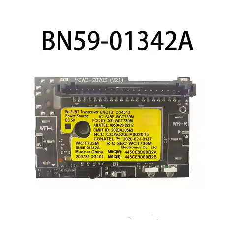 BN59-01342A WCT730M A3LWCT730M Wi-Fi Bluetooth Wireless Module For UN75TU8000F UN65TU850DF UN55TU850