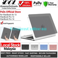 PsDs Anti-fingerprint Slim Light Weight Fiber Carbon Cover Case Laptop MB Air Pro 13 14 A1706 A2238 