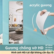 Full Body Mirror Wall Mirror Wall Stickers Mirror Wall Stickers Shatterproof Anti-Body Wall Stickers