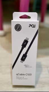 【PQI 勁永】qCable Type-c to Type-c C100 支援3A 60W PD快充