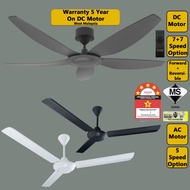 3H Kipas Siling (56 inci 5 Bilah Alat Kawalan Jauh)/(60 inci 3 Bilah) Electric Ceiling Fan [SIRIM]