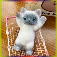 Alice Big Kitty Cat Taba Squishy Silicone Fuzzy Super Big Cat Kitten Handmade Squeeze Toy Mochi Toy
