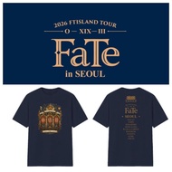 2026 FTISLAND巡回演唱会FaTe in SEOUL周边男女同款纯棉上衣服7.20 2026 FTISLAND Tour Concert FaTe in SEOUL Unisex Pure 