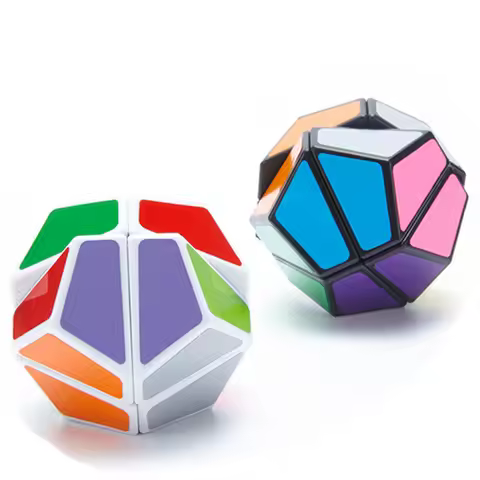 Lanlan Level 2 Twelve Sided Magic Cube Alien Fun Puzzle 2X2 Megaminx Magic Cube Toys 12Faces Ultimat