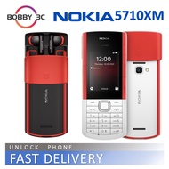 NOKIA 5710 XpressAudio เครือข่าย LTE 2.2นิ้วทั่วโลกซิมการ์ดคู่สแตนด์บายคู่พร้อมแบตเตอรี่ Headphones1