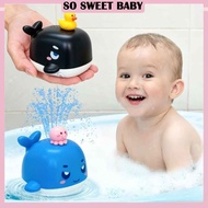 Whale Bath Toys for Kids Baby Shower Toy Electric Cute Whale Swimming Toy Water Toy Mainan Bayi