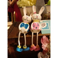 [Material King Wholesale | Taiwan Ready Stock] M34-Table Side Long-Legged Rabbit 00 ** A Pair 80 Yua