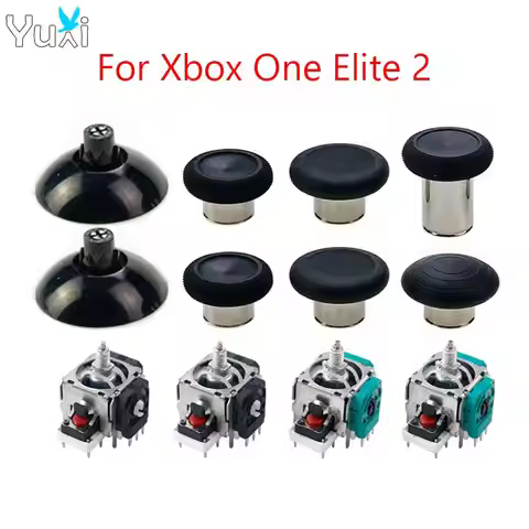 YuXi For Xbox One Elite 2 3D Analog Joystick Thumb Sticks Sucker Base Magnetic Thumbsticks For Xbox 