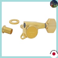 GOTOH Guitar Tuning Pegs, 07 Button, 6L, Gold (07223GX) SG381-07-L-GG