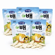 [ILDONG FOODIS] I-YAM korea Pure Pear Freeze-Dried Chips – 5 Packs