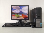 คอมพิวเตอร์มือสองครบชุด Dell พร้อมจอ 17  นิ้ว ใช้เรียนออนไลน์ งานออฟฟิตทั่วไป ฮาร์ดดิสก์ SSD 120 GB