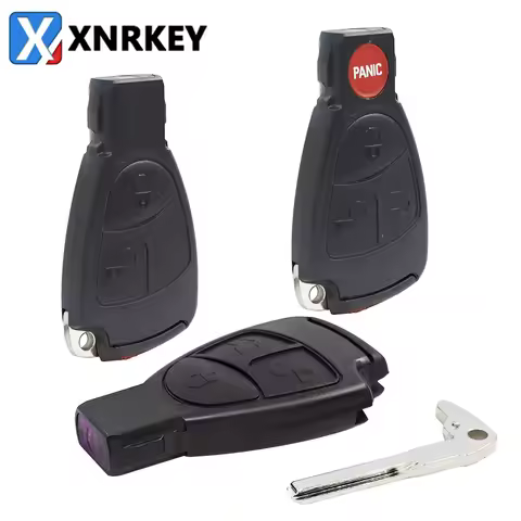 XNRKEY 2/3/4 Button Remote Car Key Shell for Mercedes Benz C B E Class W203 W211 W204 Yu Bn CLS CLK 