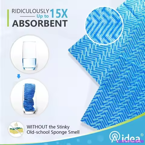 Reusable Cleaning Cloths 40Ct, Multi-Purpose Towel for Kitchen, Dish Wipes Super Absorbent & Durable