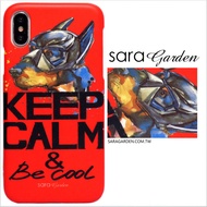 【Sara Garden】客製化 手機殼 蘋果 iPhone 6plus 6SPlus i6+ i6s+ 手繪蝙蝠俠狗狗 手工 保護殼 硬殼