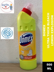 Domex Toilet Cleaner Ultra Thick Bleach Lemon Explosion - 500 ml x 3