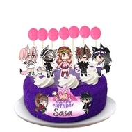 Gacha Life Balloon Birthday Cake Topper / Birthday Cake Decoration