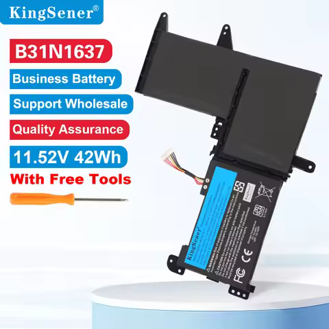 KingSener B31N1637 C31N1637 Laptop Battery for ASUS VivoBook X510 X510U X510UQ X510UA S510U S510UF S