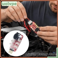 LUOLVUO Lithium Battery Alarm, Lightweight Buzzer Alert Battery Alarm Buzzer,  LED Indicator PCB Pla