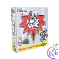 [FreeShipMAX] Set Combo 10 hộp nhang muỗi Jumbo ít khói K5 hương Hoa Rừng 10 khoanh/hộp diệt muỗi ng