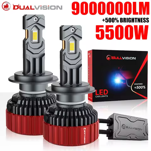 Bullvision G5 H7 LED 5500W 9000000LM Car Headlight Bulbs Canbus CSP H4 H11 H8 H9 H1 HB3 9005 9006 HB