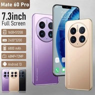 mate60 pro 7.3 inch 16GB+512GB 48MP+100MP Android 12.0 Gaming Phone 5G Mobile Phone Cell Phone Smartphone