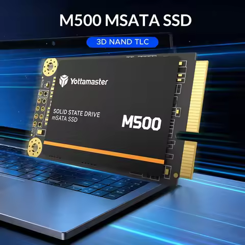 Yottamaster mSATA Harddisk Internal SSD 128GB 256GB 1TB SATA III 6Gbps 3D NAND Internal Solid State 