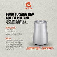 DỤNG CỤ SÀNG RÂY BỘT CÀ PHÊ 3-IN-1 DÙNG CHO POUR OVER FRENCH PRESS