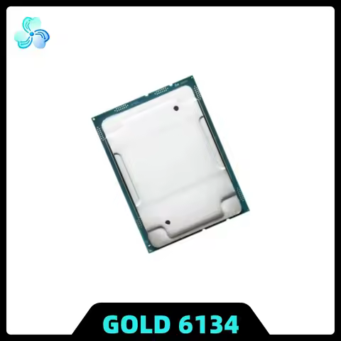 Xeon Gold 6134 CPU SR3AR 3.2GHz 24.75MB 8-Cores 16-Thread 130W LGA3647 CPU Processor for Server Moth