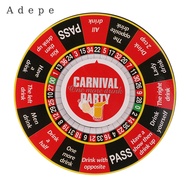 Adepe Electric Turntable Roulette Drinking Board Game Fun Party Games for Adults
