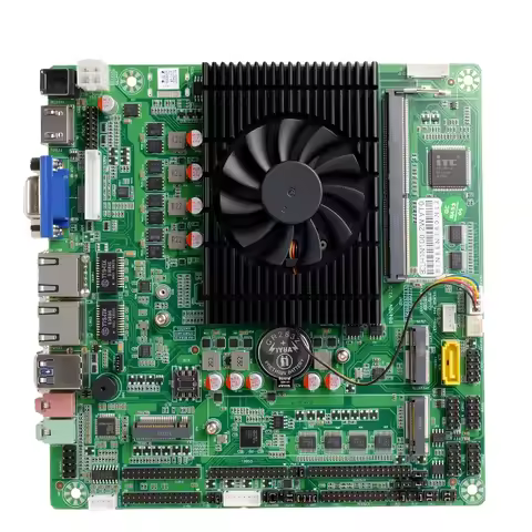 Intel N100 CPU Ddr4 Motherboard with Processor HD VGA LVDS COM LAN Win10 11 Linux Industrial Mini Pc
