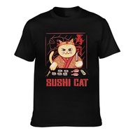 Sushi Cat Food Fish Chef Japan Men'S Cool Tshirt Fashion Clothing