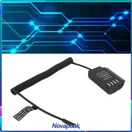 Novapeak-my BLK22 Dummy Battery Power Adapter  DCC17 DC Coupler with Type C PD QC Spring Cable for S