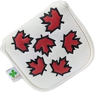 Foretra – Canada Maple Leaf - Golf Putter Headcover Quality PU Leather Magnetic Closure for Square Mallet Style Putters Scotty Cameron Odyssey Taylormade Ping