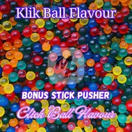 Click ball flavour/butiran klik berat 10gr isi ± 400-500 butir