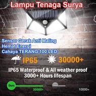 Lampu Taman Tenaga Surya NYALA TERANG Lampu Emergency Sensor Gerak Motion Detector Anti Maling Secur