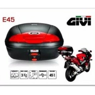 MERAH Box givi e45 (no stop light Includes baseplate, givi e45, givi e45 mika Red