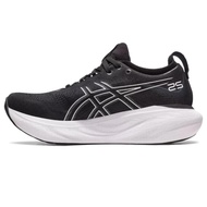 ASICS GEL NIMBUS 25 BLACK WHITE ORIGINAL BNIB 