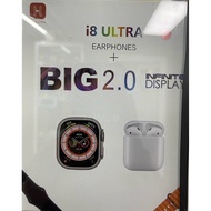 SMART WATCH i8 ULTRA EARPHONE + BIG