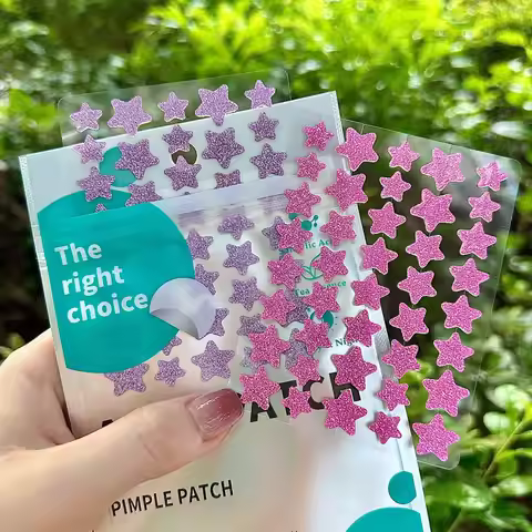 40Pcs/Bag Acne Patch Portable Acne Patch To Cover Acne Marks and Repair Acnes Scars Colorful Star Fa
