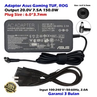 ASUS ROG ADAPTER 20V 7.5A (6.0*3.7MM) 150W GAMING TUF 505G TUF FX505DT ROG FX505DT ROG G531GT