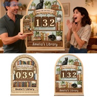 Books Read This Year Counter Valentines Day Gifts For Women Bookshelf Decors