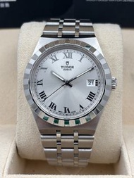 二手 USED  TUDOR 帝舵 ROYAL 28500 銀色 2022年11月 保養卡