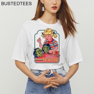 Harajuku Kawaii Clothes Vintage 80s 90s Tshirt Self Help Guide Graphic Tees Female T-shirt Funny Gra