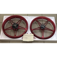 RCB Forged FG510 LC5S  F 185x17 R 250x17 (Red) 100% Original Comes With Certificate