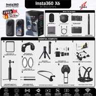 Insta360 X6 8K50fps 360°Video with 1-Inch sensor, 120MP Photo Enchanced PureVideo Action Camera